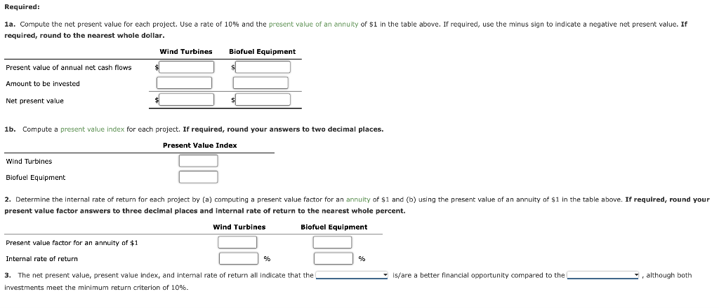 a service company The management of Advanced Alternative Power Inc. is considering