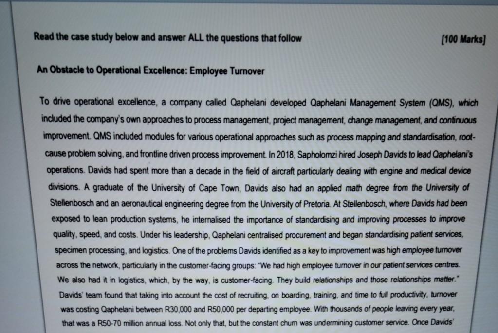  can I be helped with supply chain quick Read the case