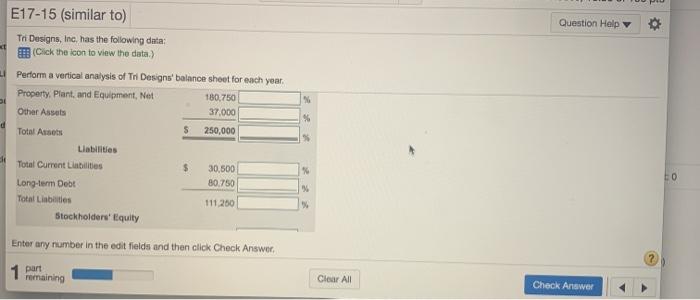to view the data) Multimedia Perform a vertical analysis of To Designs
