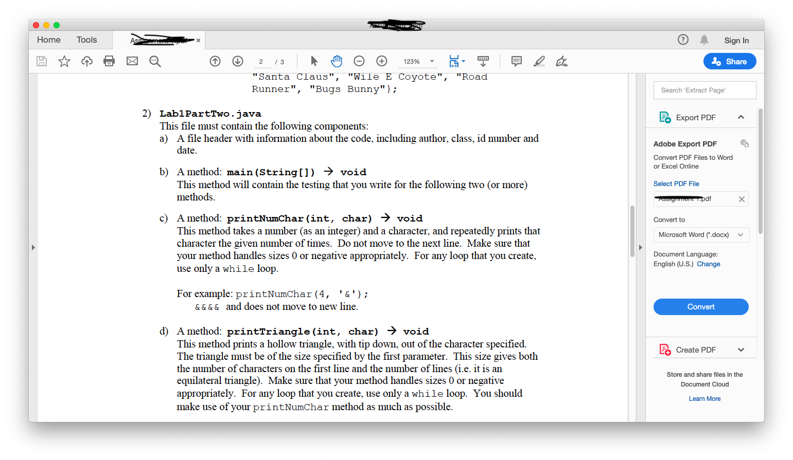 ANSWER 2C IN JAVA JUST 2C H INTU Sign In Home A
