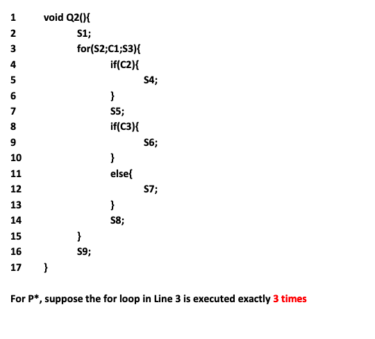 1. Draw the program graph. You must use line numbers to label