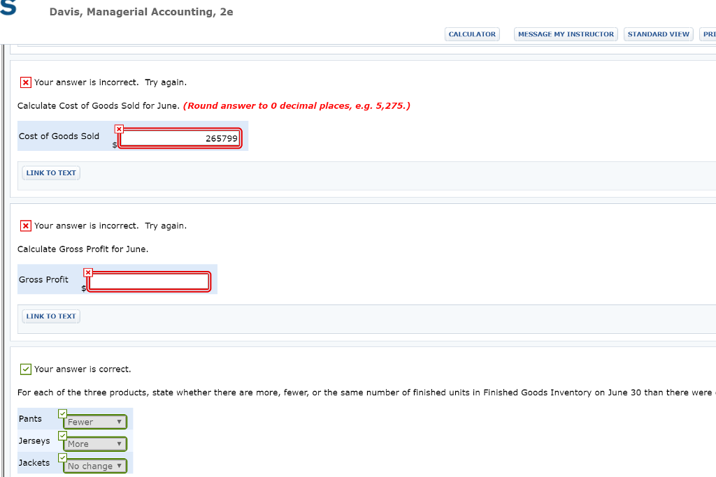 costs for each of its products: Direct materials Direct labor Manufacturing overhead
