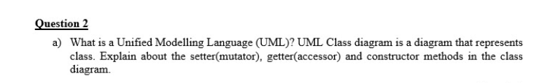 and Object-oriented programming paradigm. [6 marks] b) Write the object oriented terminology
