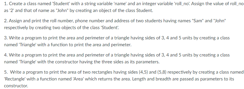  Can you please do it in C++? 1. Create a class