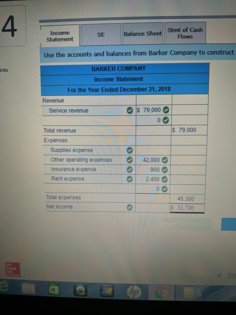 not complete. what am I forgetting? mework Seved The following accounts and