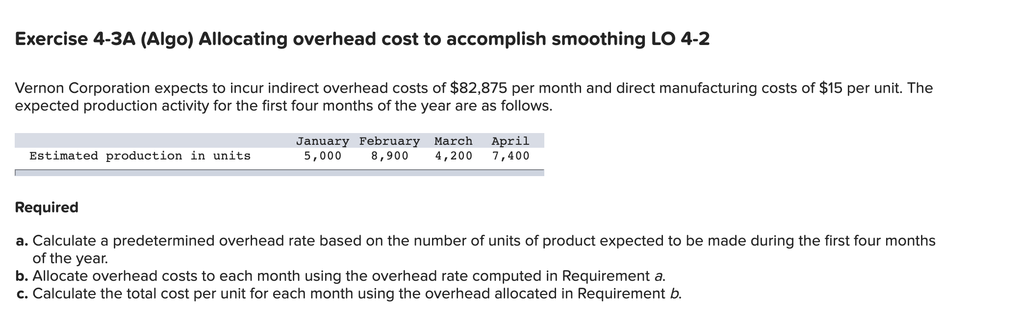 Need help!! Will leave thumbs up! Thank you Exercise 4-3A (Algo)