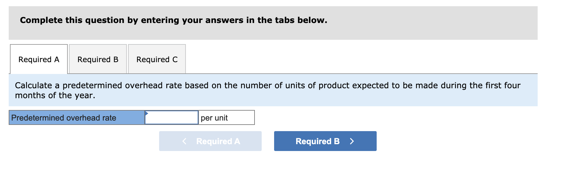 Allocating overhead cost to accomplish smoothing LO 4-2 Vernon Corporation expects to