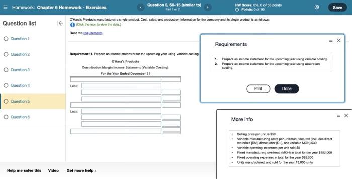 Please help, I will give thumbs up. Thanks! OHans Preducs marufactures a