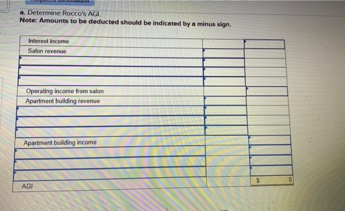 information applies to the questions displayed below] Rocco operates a beauty salon