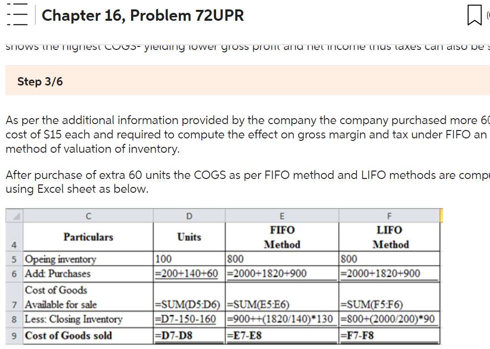 where did they get 900 and 130 from? Q2: LIFO Method, why