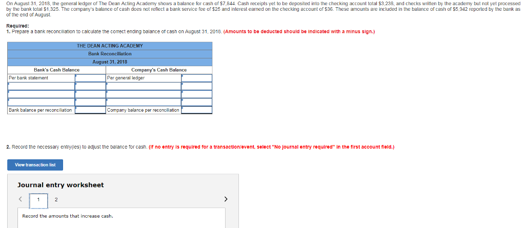  Record the amounts that increase cash Record amounts that decrease cash