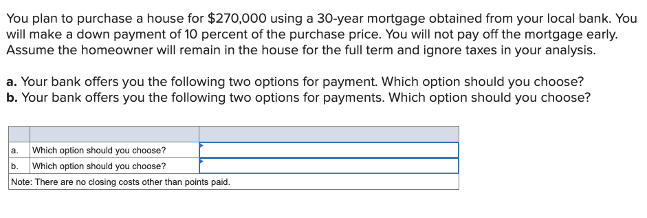 choose? \\ \hline b. & Which option should you choose? \\ \hline
