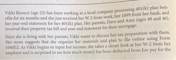  Vikki Rococo (age 23) has been working at a local company