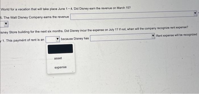 Disney World for a vacation that will take place June 1 -