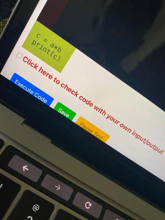 two integers and multiply them. Debug the following code and for the