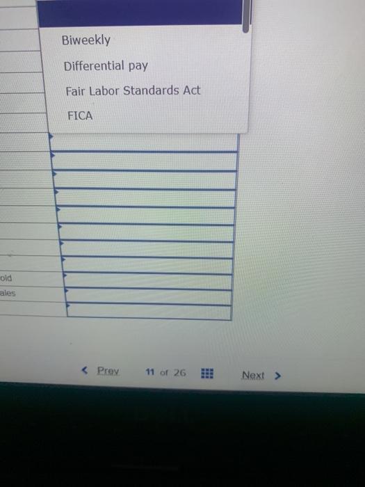 a manager's total pay. 5 True or False ok True False Biweekly