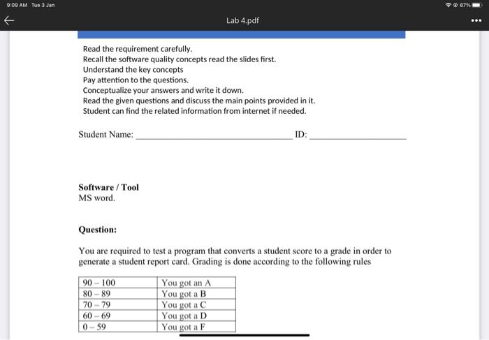 the main points provided in it. Student can find the related information