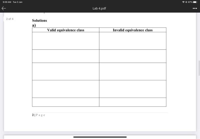 Question: You are required to test a program that converts a student