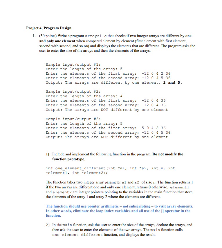  Using C language Compile both programs with Wall. Wall shows the