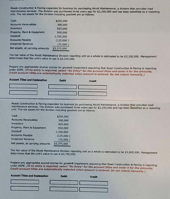  Roads Construction & Paving expanded its business by purchasing Alcott Maintenance,