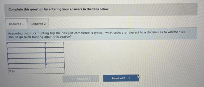 trip. He brought home eight ducks. Bill's friend, John, disapproves of duck