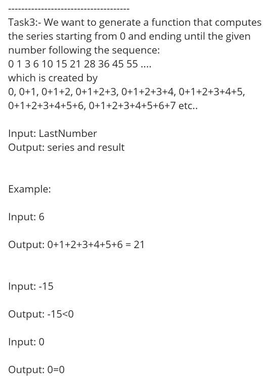  C++ Task3:- We want to generate a function that computes the