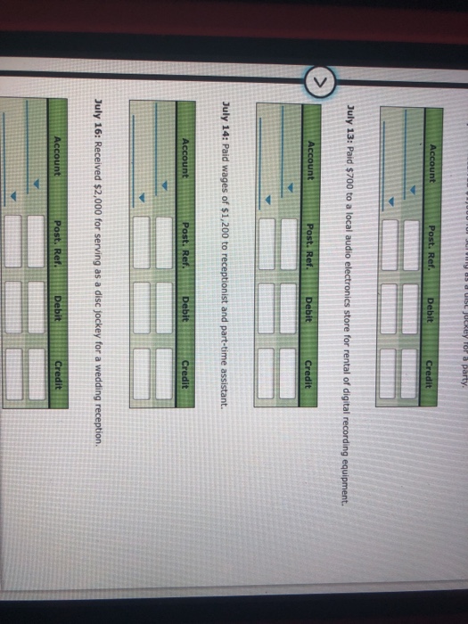 in a safe place for future use. PS Music's chart of accounts