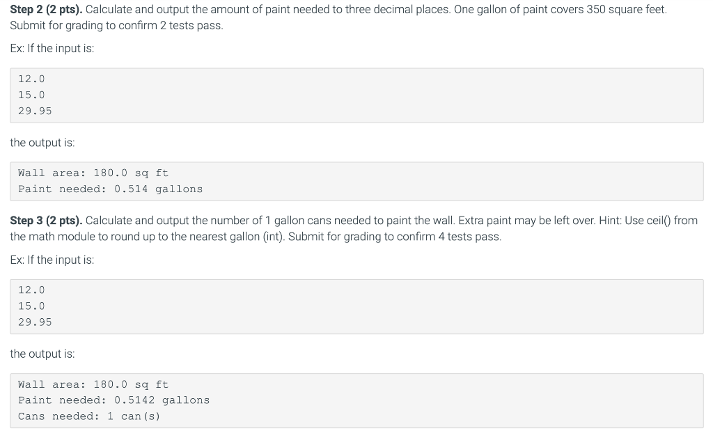 - float and int multiplication and division - use of ceil() Program