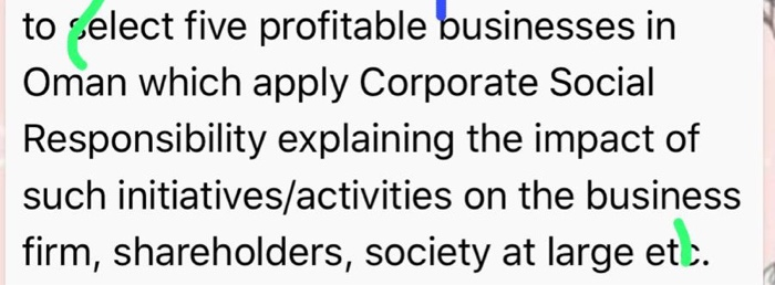 two topics. The first topic is the importance of Corporate Governance (CG]