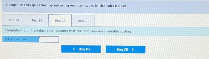 Complete this question by entering your answers in the tabs below. Prepare