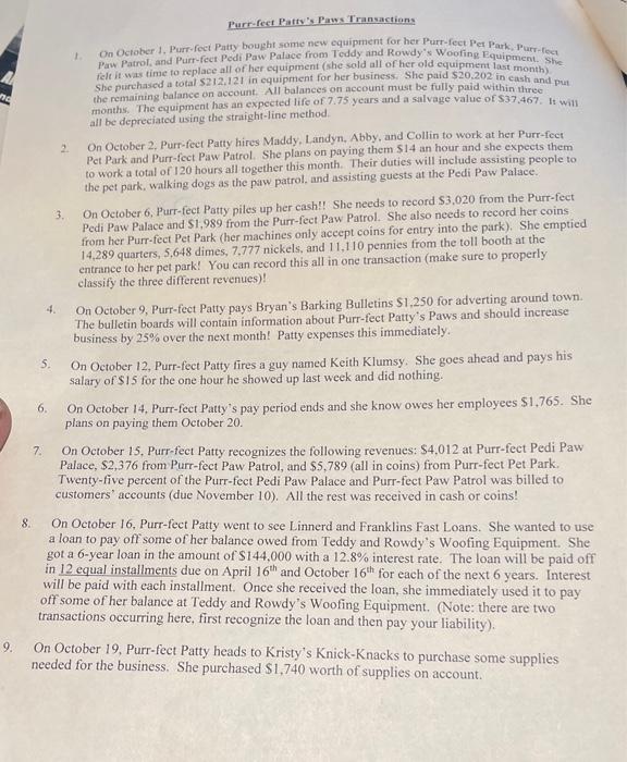 all steps of the accountung cycle. thanks in advance you are a