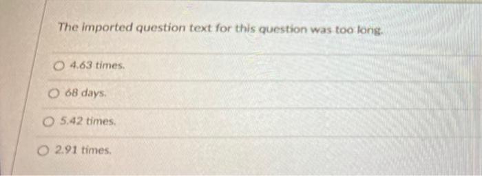 hw help The imported question text for this question was too long.
