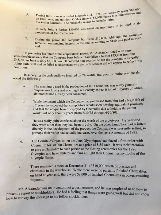 see, my balance sheet assets do not equal my liabilities plus shareholders'