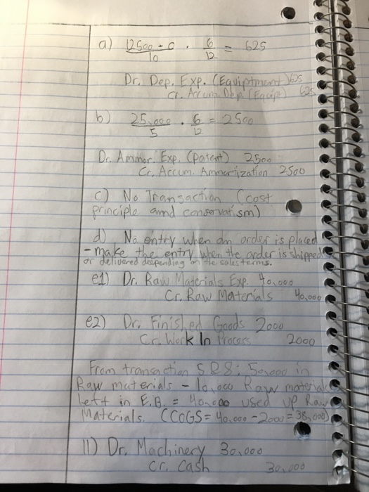 prepared was 100 percent correct. I will include all the necessary pictures