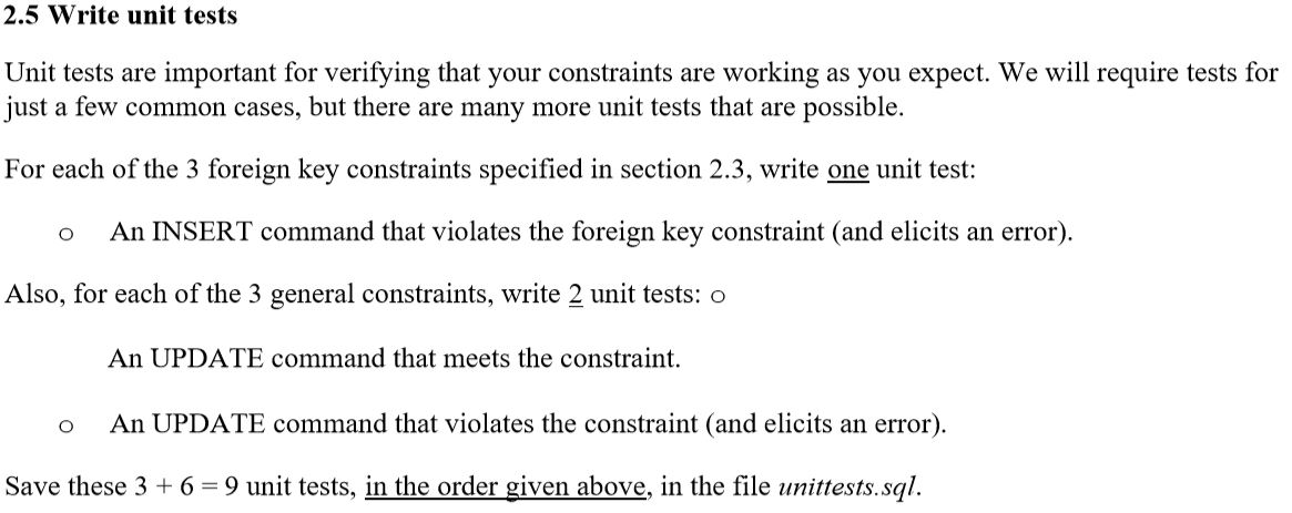 Keys The primary key for each table is underlined. Movies(movieID, name, year,