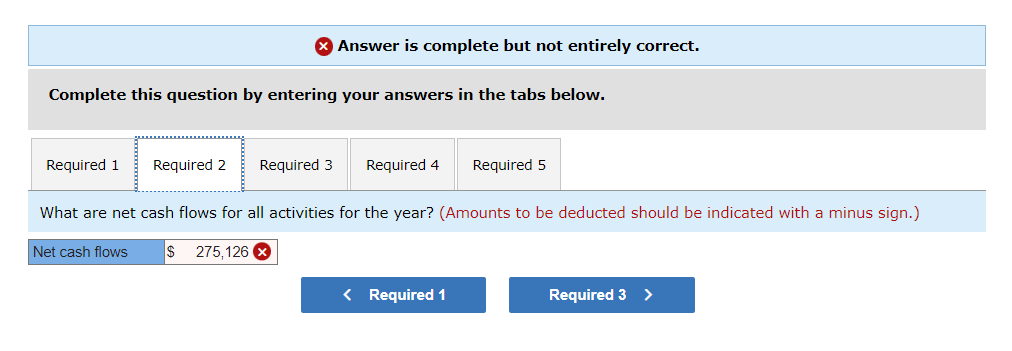 entirely correct. Complete this question by entering your answers in the tabs