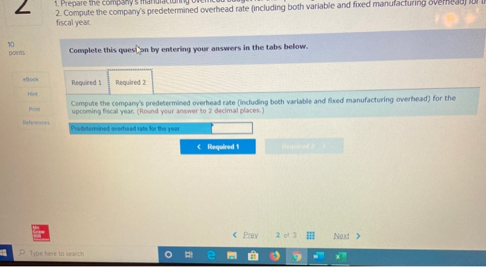 details concerning budgeted direct labor-hours points Budgeted direct labor-hours 1st Quarter 11,600