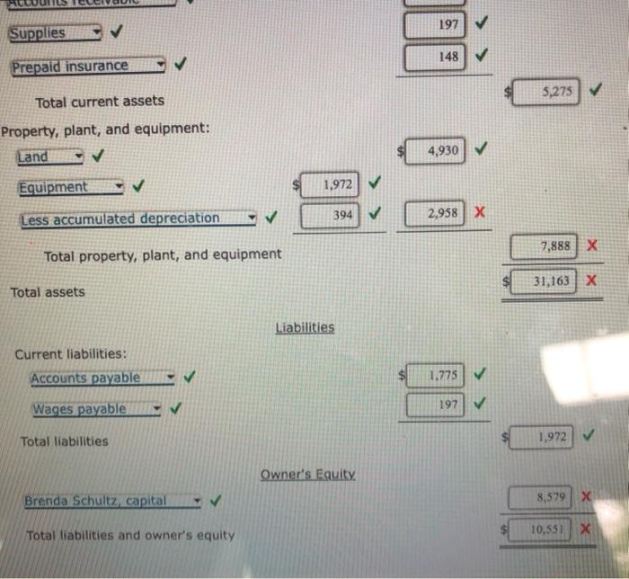 Payable Brenda Schultz, Capital Brenda Schultz, Drawing Enor Barend Adjusted Trial Balance