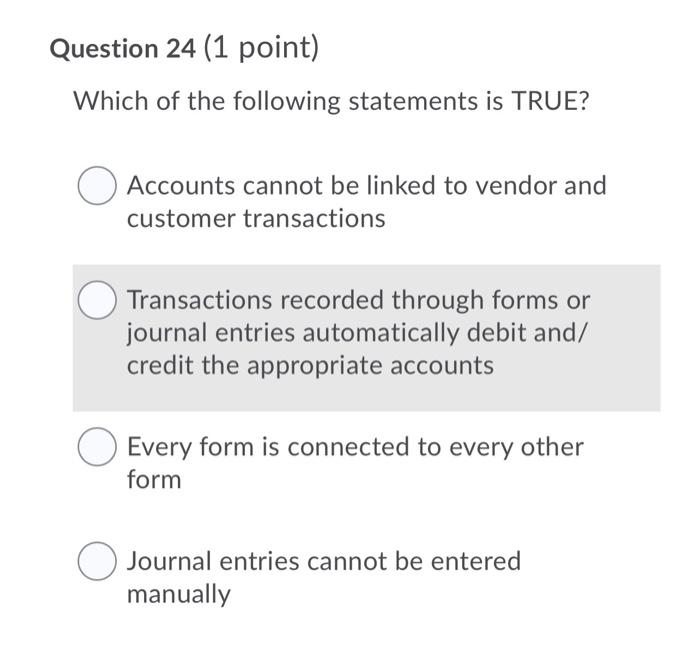 the following depicts the correct order in recording a customer related transaction?