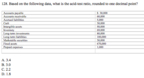  please answer step by step 128. Based on the following data,