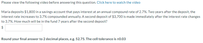  Please view the following video before answering this question. Click here