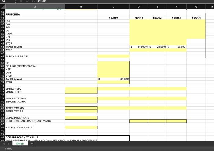 INCREASE PER YEAR 1% 6 INITIAL PURCHASE PRICE $ 2,000,000 7 VACANCY