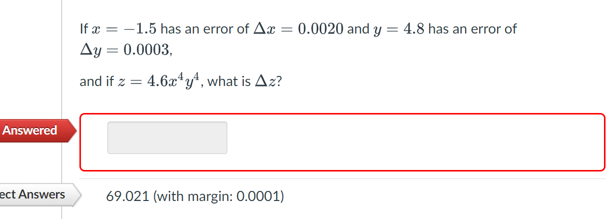 I can do this with different numbers. The correct answer for each