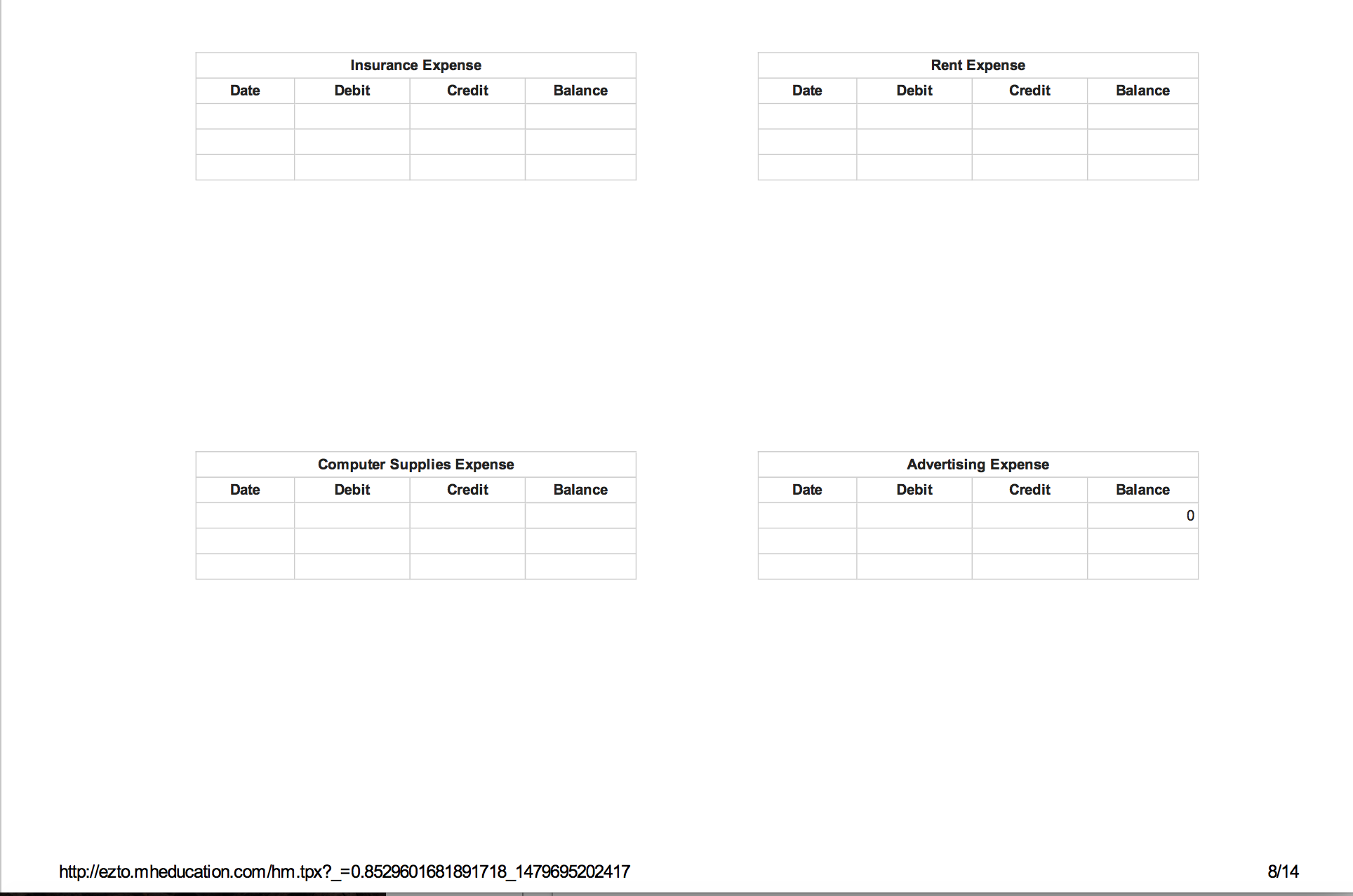 119 Merchandise inventory 126 Computer supplies 650 128 Prepaid insurance 2,016 13