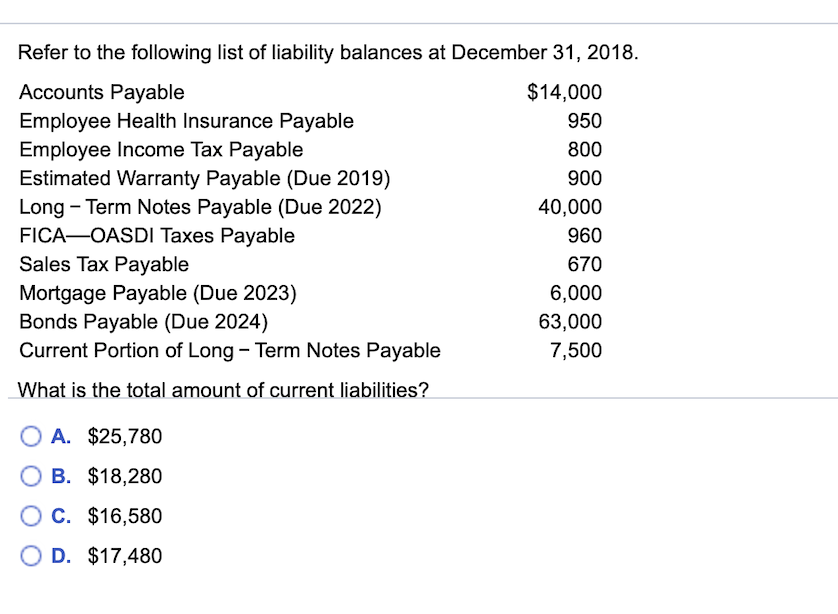 9% sales tax. What is the amount of the sales tax payable