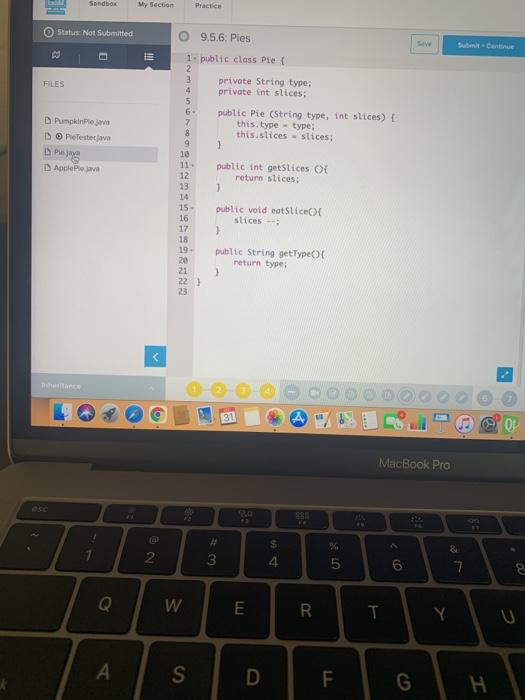 as an example in the last lesson. We have added the pain
