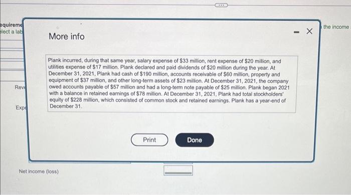 2021 . (Enter at amounts in malions. If an inpul fold is