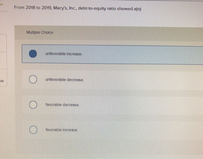 balance sheet strength. Assurance of Learning Exercise 41 provides you with an