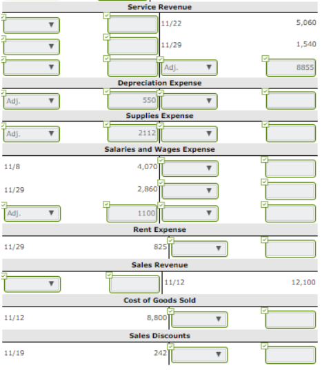 perpetual inventory method. Cash Accounts Receivable Supplies Equipment Debit $19,800 Accumulated Depreciation