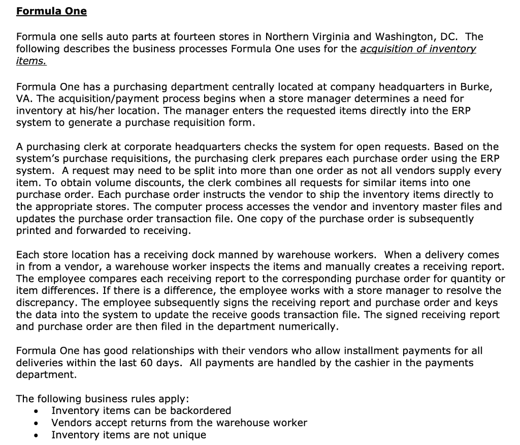 Help with this problem, please. Conceptual Model: Draw an REA model with